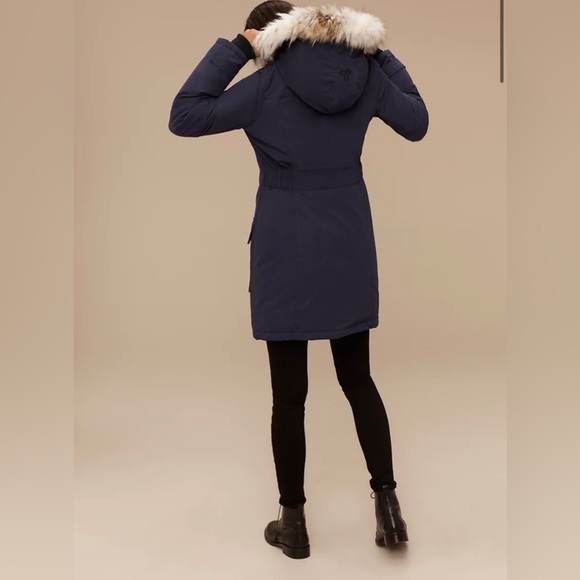 GOLDEN by TNA Bancroft Parka in colour Resin (Navy/Purple Colour) - Aritzia - Picture 3 of 9